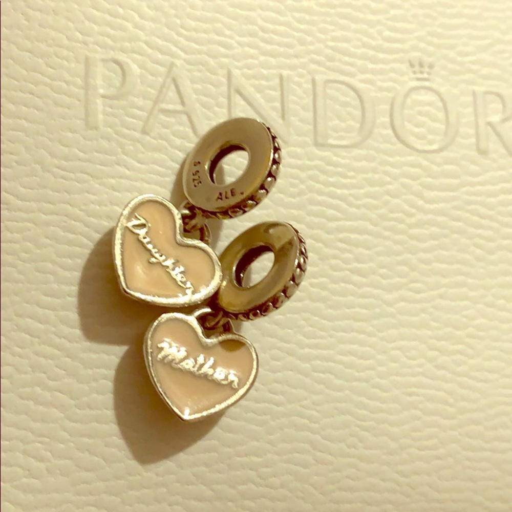 Pandora charms Mother&Daughter hearts